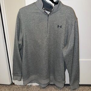 Under Armour Charcoal Gray Half-Zip Pullover